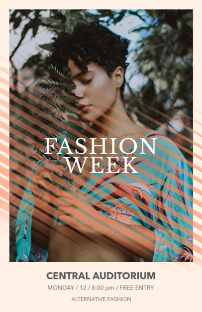 Online Flyer Maker to Design a Fashion Show Flyer
