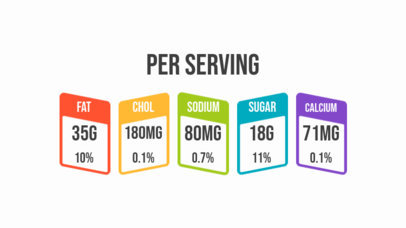 Nutrition Facts Label Template With Squared Graphics 5696c