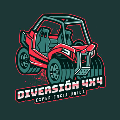 Travel Logo Creator for an Off-Road Trip