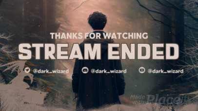 Twitch Screen Video Maker Featuring a Harry Potter-Inspired Background Illustration 4654a 6447