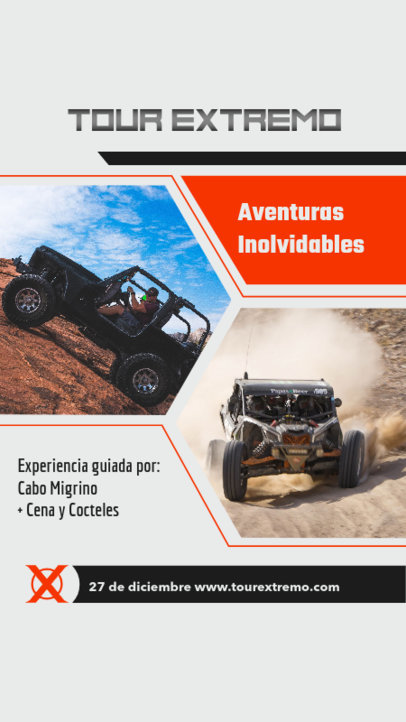Off-Road Instagram Story Maker to Promote an ATV Experience 5711