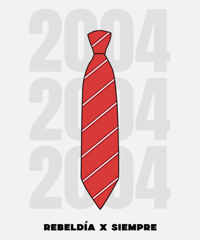 T-Shirt Design Maker Featuring an Illustration Inspired by RBD