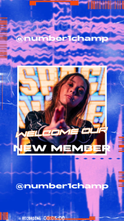 Streaming Instagram Story Video Creator to Welcome a New Member 6242