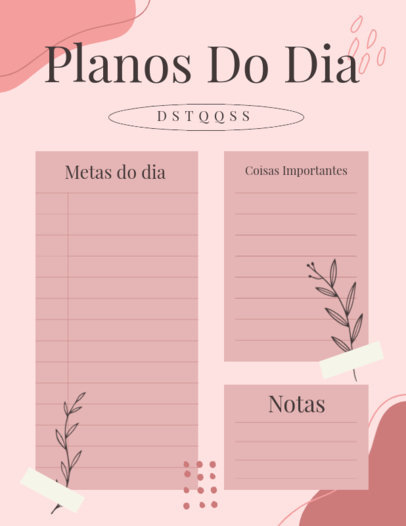 Minimalist Planner Generator for Daily Activities 6050a-el1