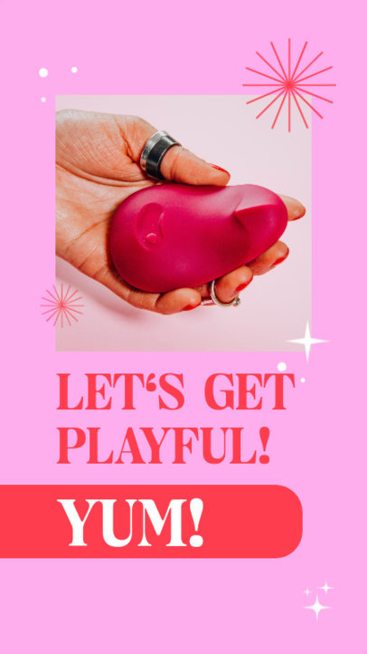Instagram Story Template for an Adult Toy Store's Promo