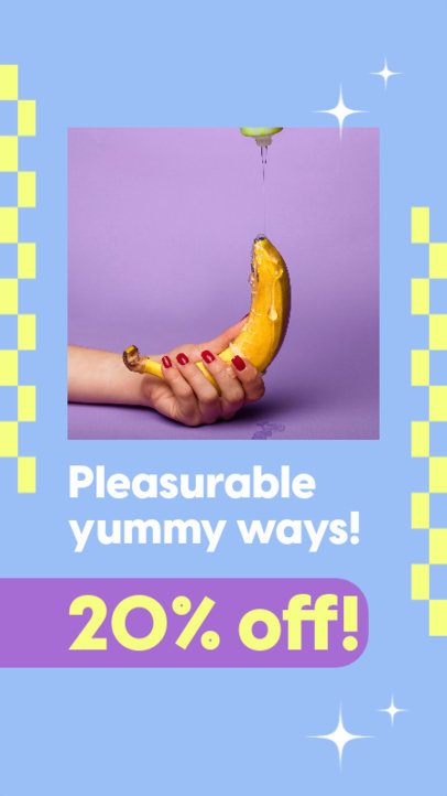 Instagram Story Maker with a Special Discount for an Erotic Store