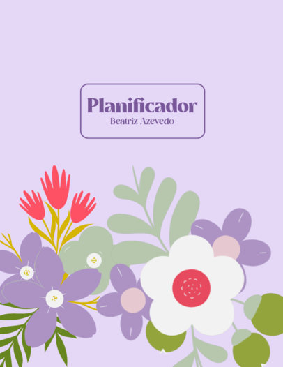 Stylish Planner Cover Template for an Organizer Journal 6053g-el1