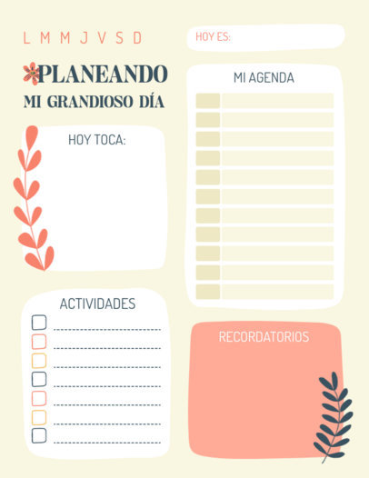 Nice Planner Creator to Organize Daily Activities 6058f-el1