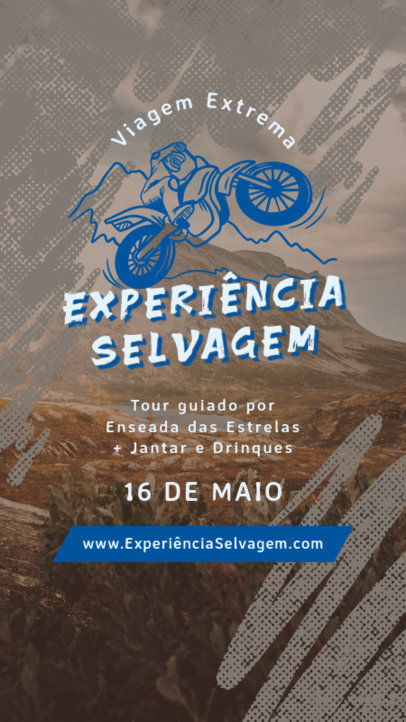 Eco-Tourism Instagram Story Maker for an Off-Road Experience Ad 5710h