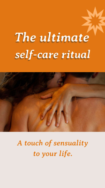 Instagram Story Maker Promoting a Stimulating Body Oil 5433g