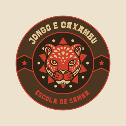 Logo Creator for a Dance Academy With a Samba Theme