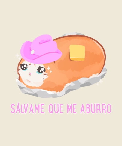 Meme Cat T-Shirt Design Creator Inspired by an RBD Song