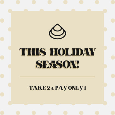 Instagram Post Creator Featuring a 2x1 Offer for an Adult Toy Store