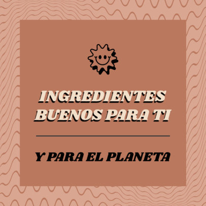 Instagram Post Template Featuring a Trippy Background for a Sex Shop Promo 5433i