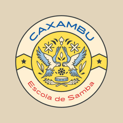 Logo Creator for a Samba School with Illustrated Birds
