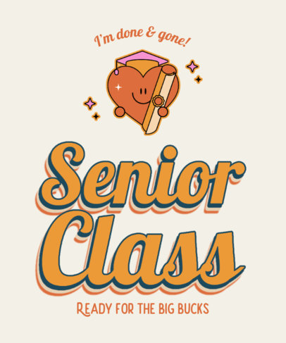 T-Shirt Design Maker Featuring Graduation-Themed Quotes and Graphics