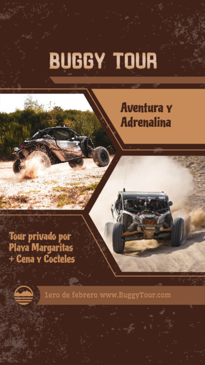 Instagram Story Template for an Off-Road Muddy Trip 5711g