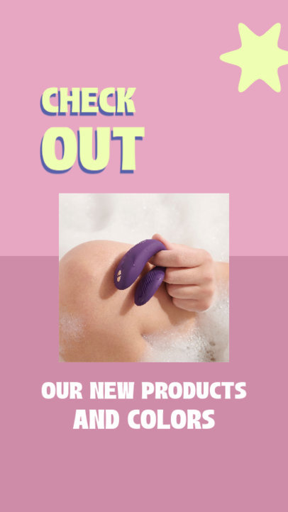 Instagram Story Generator to Promote an Erotic Shop's New Product