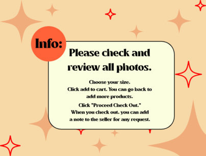 Etsy Listing Template Featuring Helpful Information for Online Orders 5447