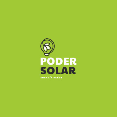 Solar Power Logo Generator for an Eco-Energy Company