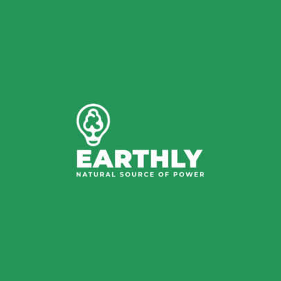 Natural Logo Template for a Solar Power Service Provider