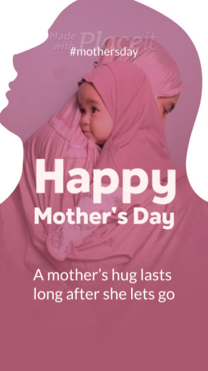 Instagram Story Video Maker Featuring an Animated Logo Reveal for Mother's Day