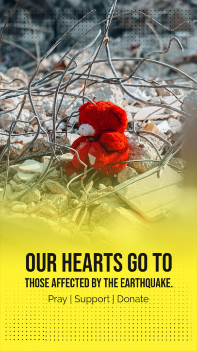 Instagram Story Creator to Mourn People Affected by Syria's and Turkey's Earthquake 4589i-5462