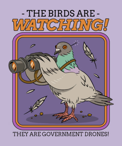 Fun T-Shirt Design Generator Featuring a Popular Conspiracy Theory