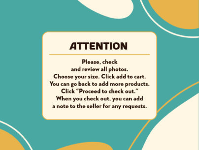 Etsy Listing Template with a Colorful Background and Recommendations Before Placing an Order 5448a