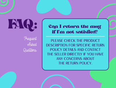 Etsy Listing Generator with Background Illustrations and a FAQ-Themed Text 5448c