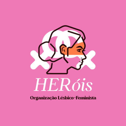 Logo Template for Feminist and Lesbian Groups