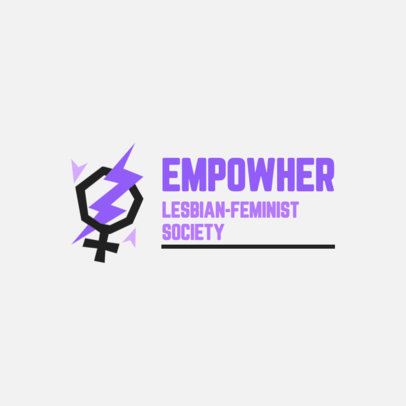 Online Logo Creator for a Lesbian-Feminist Society