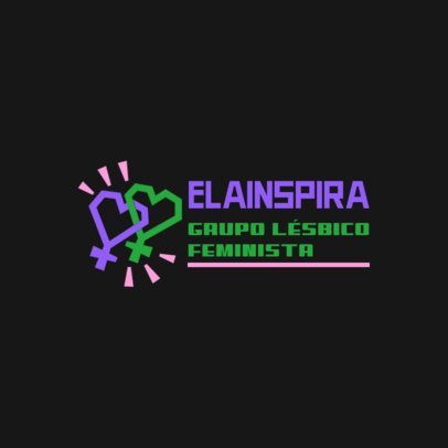 Online Logo Creator for a Pro Lesbian and Feminism Group