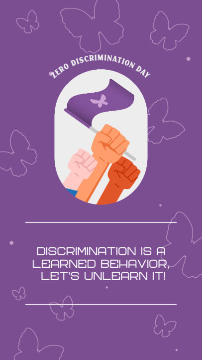 Instagram Story Template to Commemorate Zero Discrimination Day