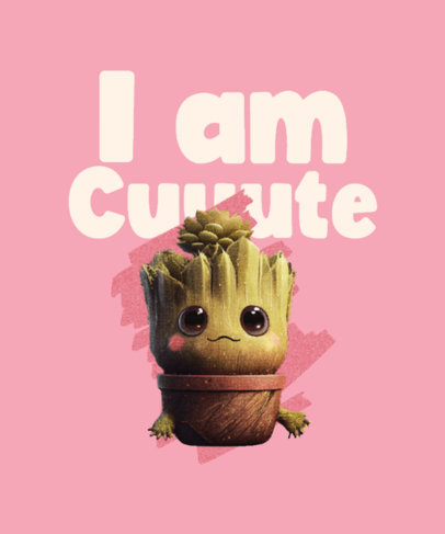 Cute T-Shirt Design Generator Featuring an AI Graphic Inspired by Guardians of the Galaxy