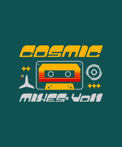 Trendy T-Shirt Design Creator Featuring a Graphic Inspired by Guardian of the Galaxy