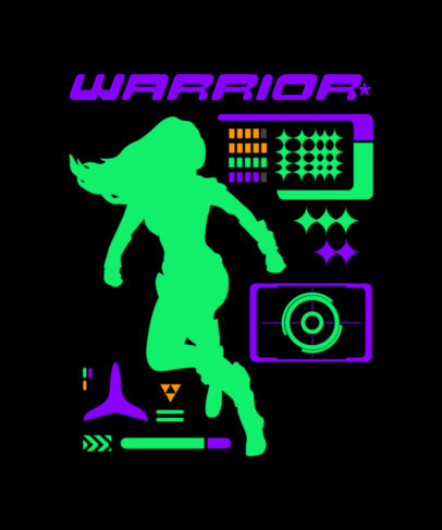 Cool T-Shirt Design Templates With a Guardians of the Galaxy-Inspired Theme