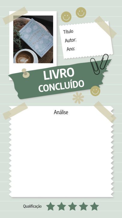 Instagram Story Template With a Nice Aesthetic for a Literature Opinion 6100g-el1