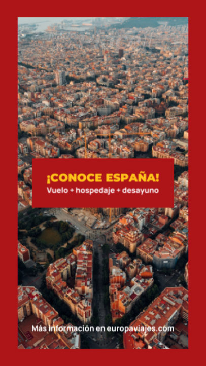 Instagram Story Video Maker for a Travel Agency Promo