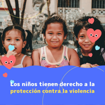 Instagram Post Generator for Mexico Children's Day Featuring a Quote on Kids' Safety 