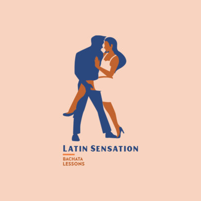 Latin Dance Studio Logo Generator for Bachata Dancers