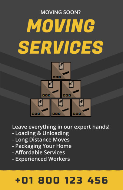 Flyer Maker for Moving Companies a204