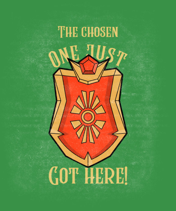 Shield T-Shirt Design Maker Featuring a Zelda-Inspired Theme