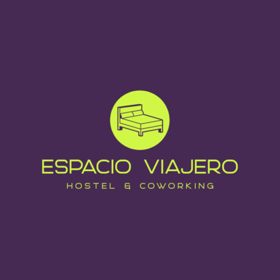 Bed and Breakfast Logo Generator with a Bed Icon