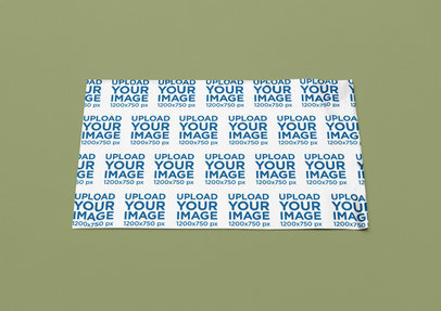 Mockup Featuring a Poly Mailer Spread on a Solid Surface m32442