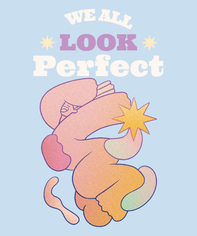 Inspiring T-Shirt Design Template With a Diversity Theme