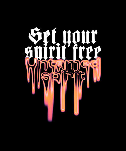 Front T-Shirt Design Maker Featuring Quotes in Cool Typographies