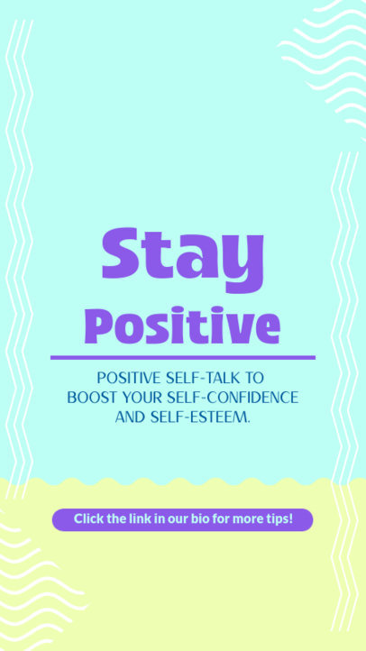 Instagram Story Generator with a Positive Quote for Mental Health