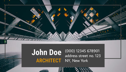 Architect Business Card Maker