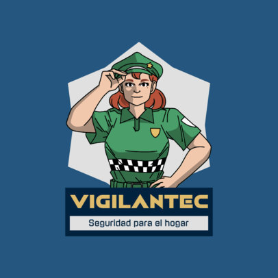 Online Logo Creator for a Home Security Cameras System